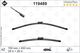 RUITENWISSERBLADENSET 700+650MM FLAT BLADE SWF OEM